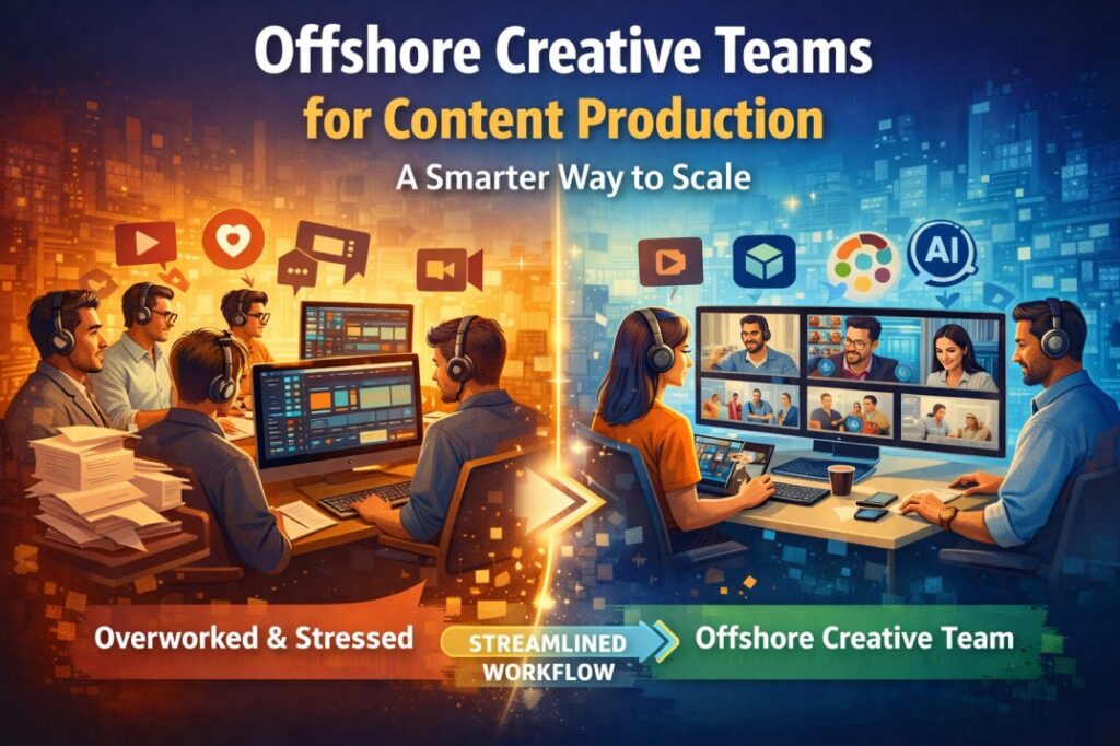 offshore creative collaboration in action