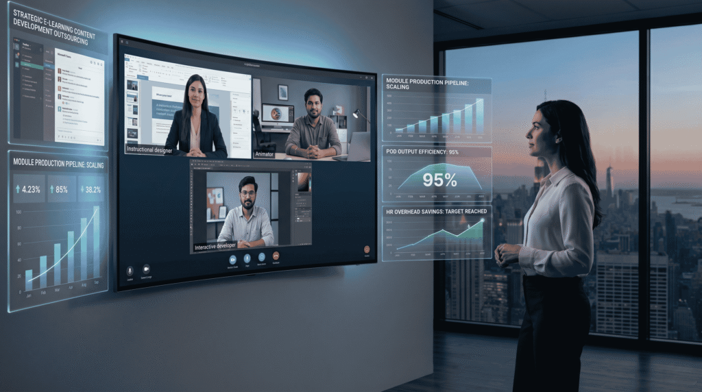 E-Learning Content Development Outsourcing: The Operational Scale Guide